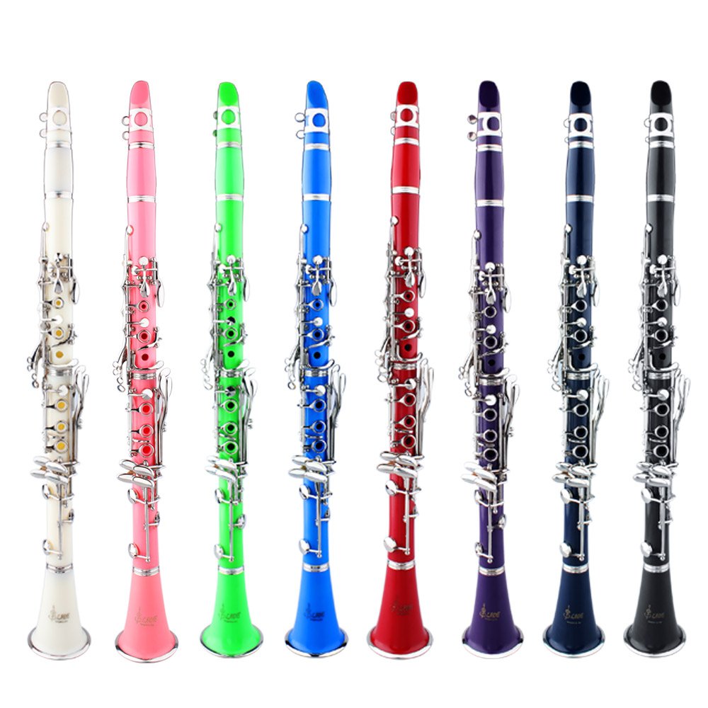 Amazon | Andoer 高品質 木管楽器 クラリネット セット 8色選択可能 17